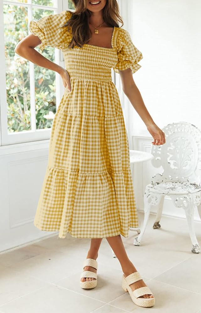 ワンピース SQUARE-SLEEVES DRESS DNH000351_P-4.jpg